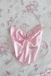 Heart Design Saten Bluz