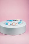 HOLOGRAM RING LEATHER NECKLACE