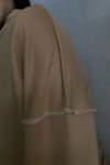 Kahverengi Ters Dikiş Sweatshirt