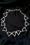 Kalp Metal Zincir Choker