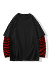 Kırmızı Kol Eklemeli Sweatshirt