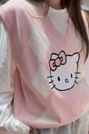 Kitty Baklava Desenli Süveter