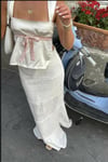 Kurdele Design Saten Bluz