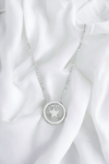 Minimal Round Star Kolye