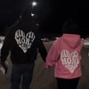 More Love Black Oversize Sweatshirt