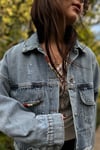 Nakış Detaylı Denim Ceket