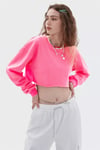 Pembe Basic Crop Sweatshirt