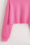 Pembe Basic Crop Sweatshirt