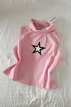 Pink Star Detailed Strappy Blouse