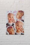 Pretty Eyes Wooden Poster