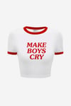 Red Biyeli Make Boys Cry Crop