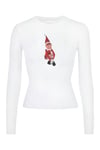 Red Christmas Elf Tam Boy Bluz