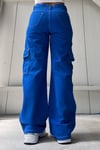 Saks Mavisi  Kargo Cep Jean