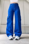 Saks Mavisi  Kargo Cep Jean