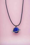 Silvery Saturn Necklace Colors