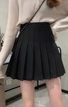 Black Pleated Skirt