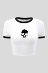 Skull Biyeli Crop
