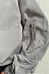 Sleeve Detail Gray Paraşüt Ceket