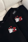 Spider Heart Kitty Oversize Sweatshirt