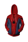 Spiderman Cosplay Unisex Hırka