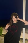 Stone Red Heart Oversize T-shirt