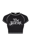 Ters Dikiş Tım Burton Crop