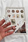 Vintage Bullet Journal Sticker Set