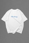 White Blueberry Oversize T-shirt