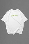 White Cactus Oversize T-shirt