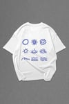 White Hello Summer Oversize T-shirt