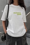 White Matcha Club Oversize T-shirt