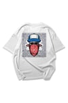 White Skull Maske Oversize T-shirt