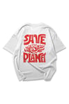 White The Planet Oversize T-shirt