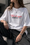 White World Cup Türkiye Oversize T-Shirt