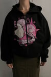 Women Star 3 iplik Oversize Hırka