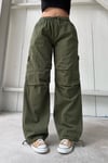 Yeşil GabardinJogger Pantolon