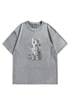 Yıkamalı Speak Up Oversize T-shirt