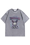 Yıkamalı Thunder Oversize T-shirt
