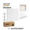10x10 cm Resim Tuvali | 3 Kat Astarlı Mini Tuval