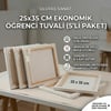 25x35 cm Tuval | Ekonomik Öğrenci Tuvali | 5'li Paket | Ulutaş Sanat