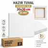 30x30 cm tuval 25'li paket