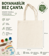 Boyanabilir Ham Bez Çanta