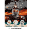 Galata Tower Sayılarla Boyama Seti