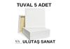 Şövale Tuval 35x 50 cm  x 5 Ad