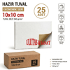 10x10 cm tuval 25'li paket hazır tuval