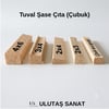 Tuval şase çıta çubuk 17mm x 17mm 250cm x 36 adet