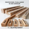 Tuval şase çıta çubuk 4 cm x 6 cm 3 m x 8 adet