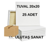 Tuval Toptan 20x20 cm Tuval