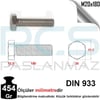 PASLANMAZ ÇELİK 304 KALİTE ALTIKÖŞE CIVATA DIN 933 A2-70304 Paslanmaz Altıköşe | Cıvata DIN 933 A2-70 | PÇS Paslanmaz