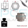 PASLANMAZ ÇELİK 304 KALİTE DİŞLİ KONiK REKOR